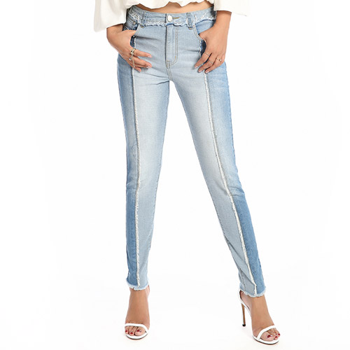 Jean Custom Tall Jeans Colorblock Jeans High Rise Skinny