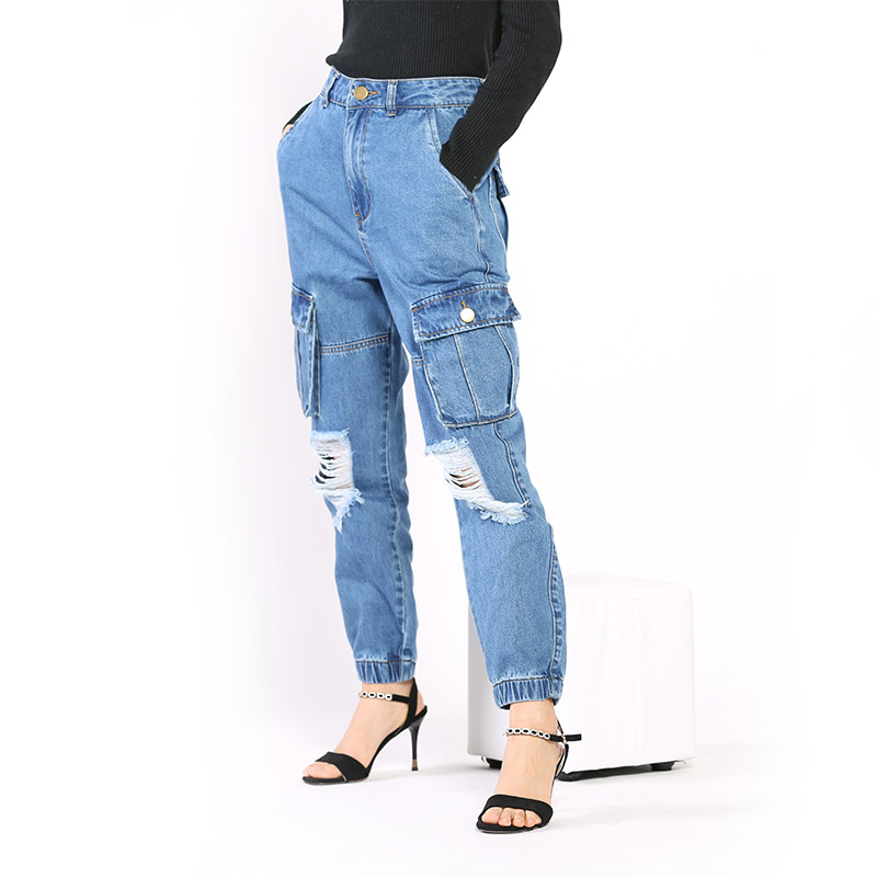 Custom Tailored Jeans High Rise pockets Tall Flare Jeans