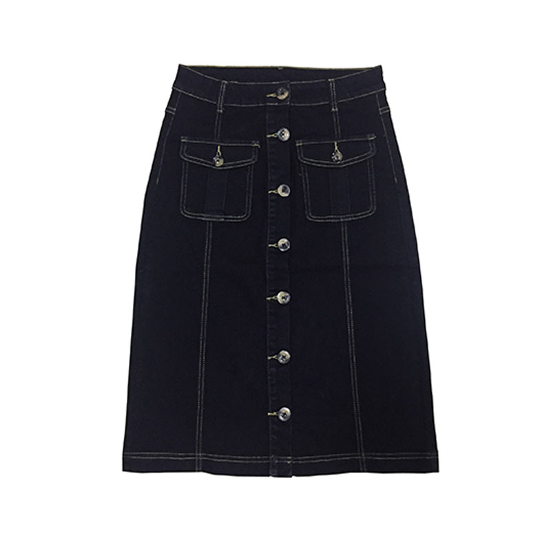 Custom Made Denim Skirt A-Line Jean Skirt Custom High-waisted Skirt